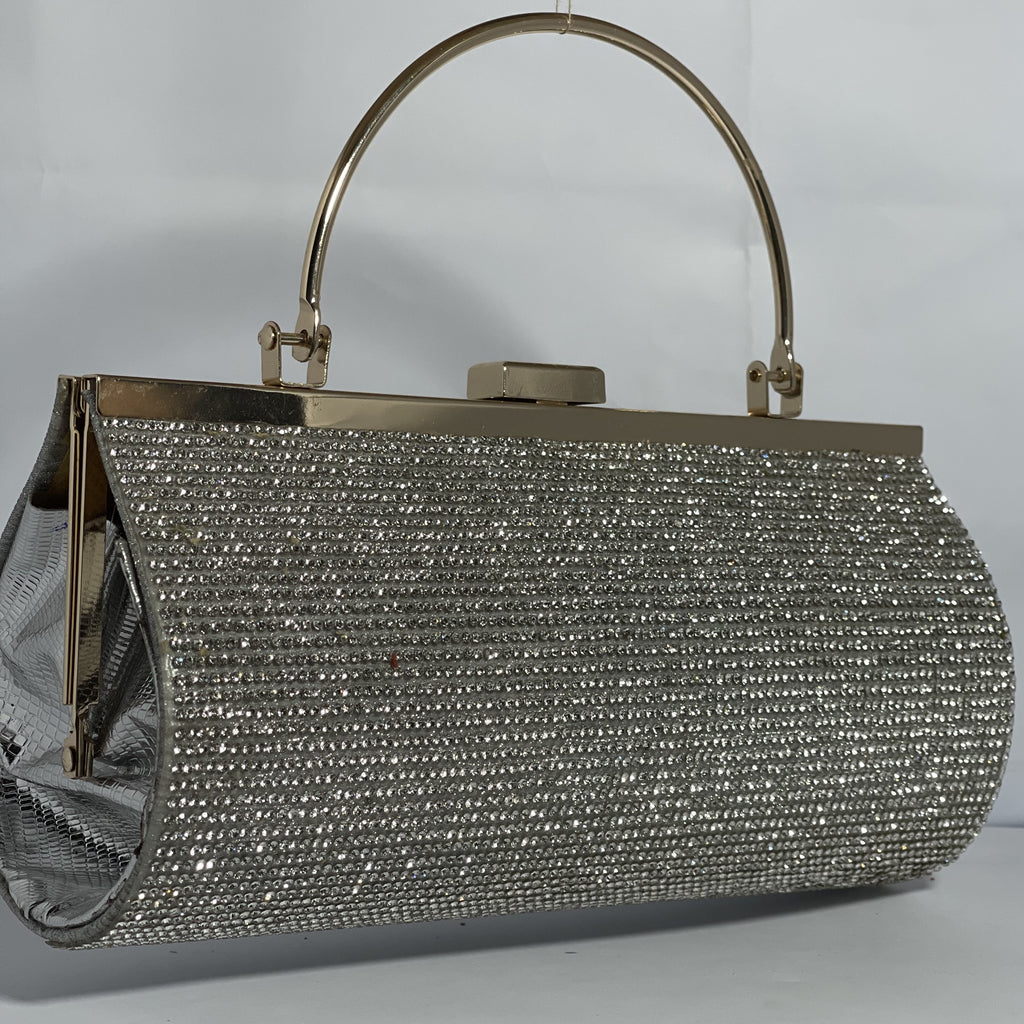 Elegant Wedding Clutch (silver shine)