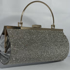 Elegant Wedding Clutch (silver shine)