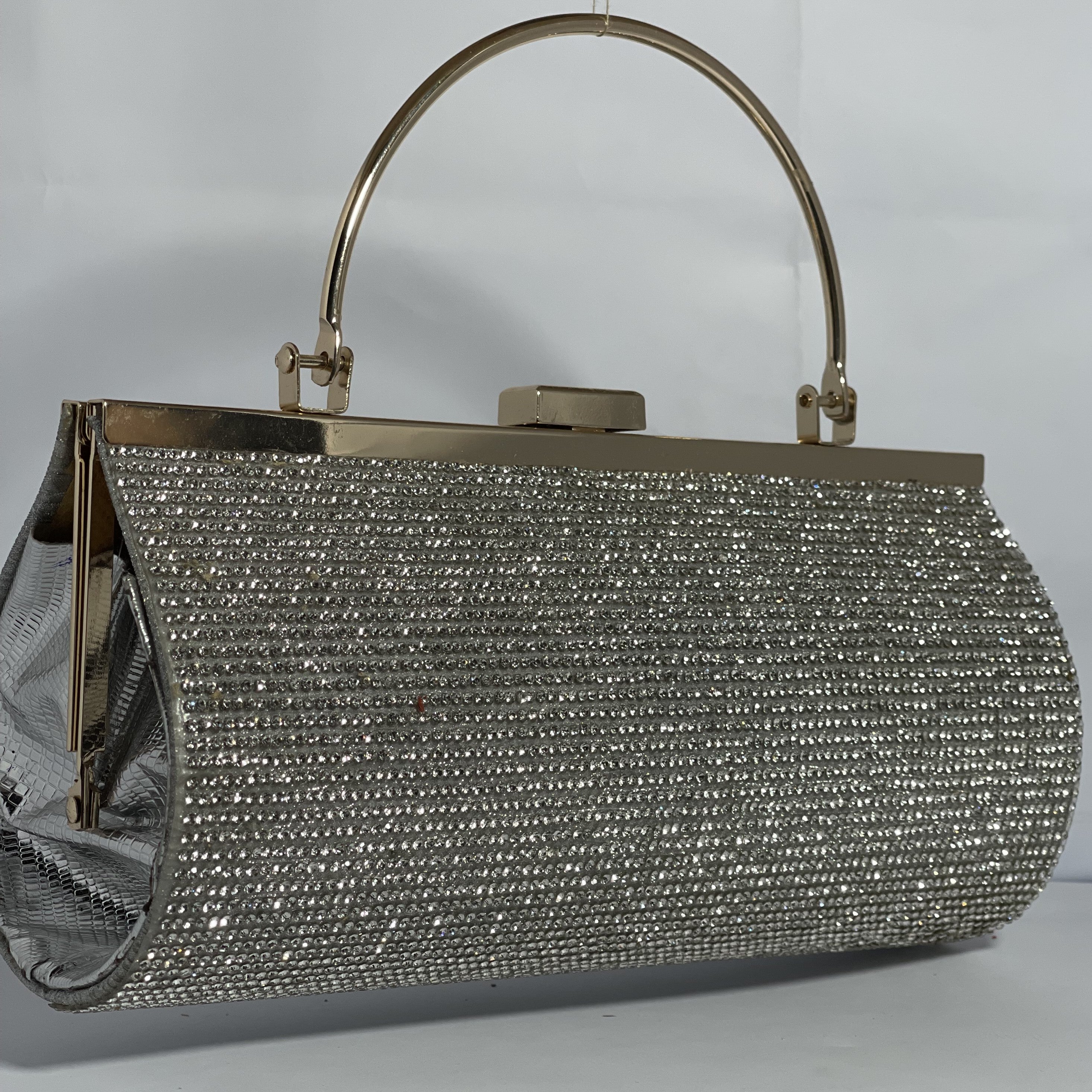 Elegant Wedding Clutch (silver shine)