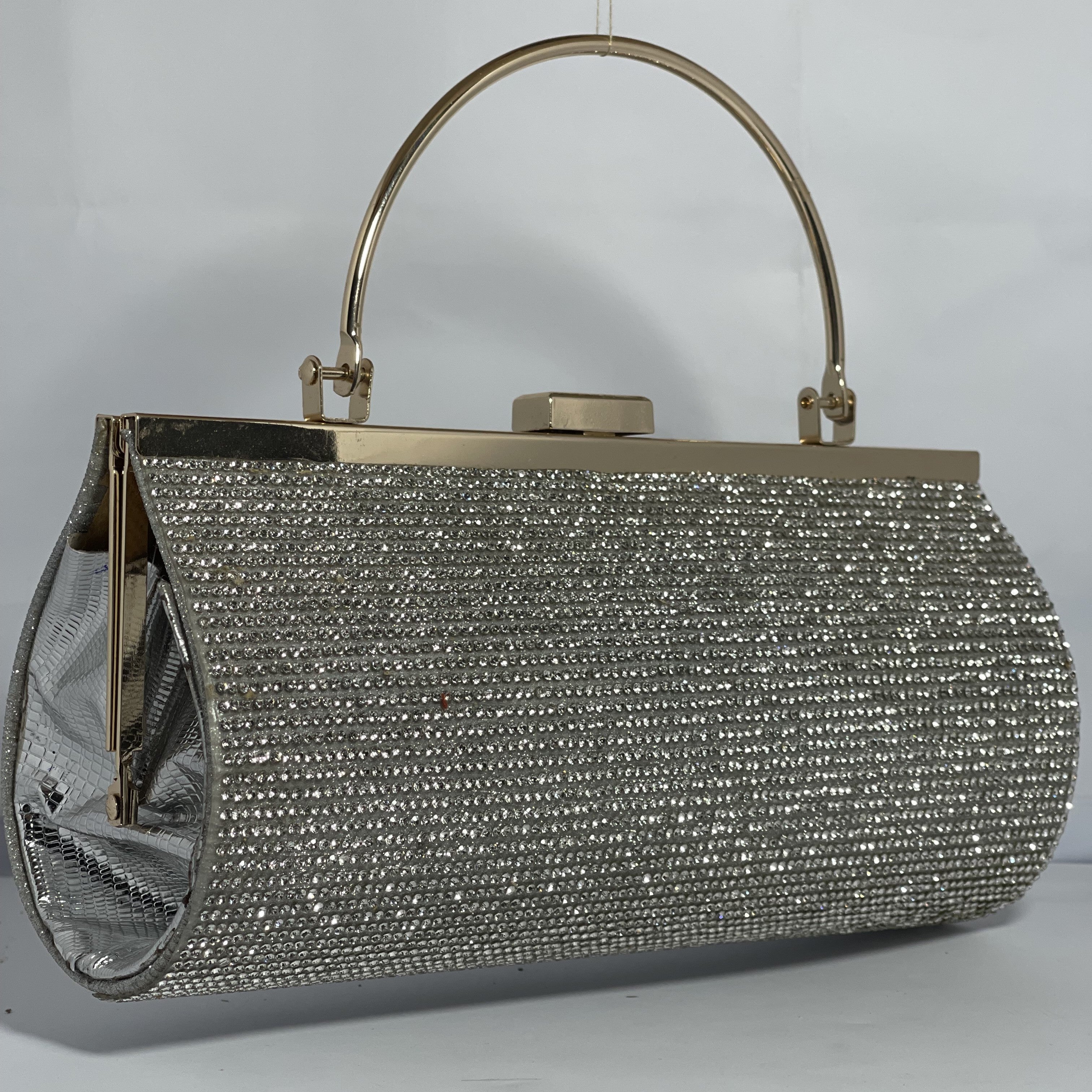 Elegant Wedding Clutch (silver shine)