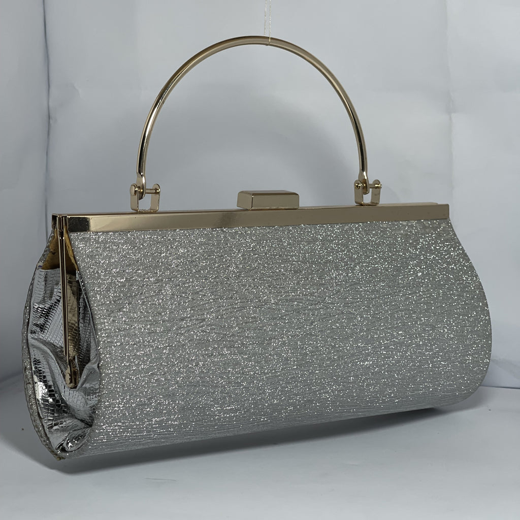 Elegant Wedding Clutch (silver shine)