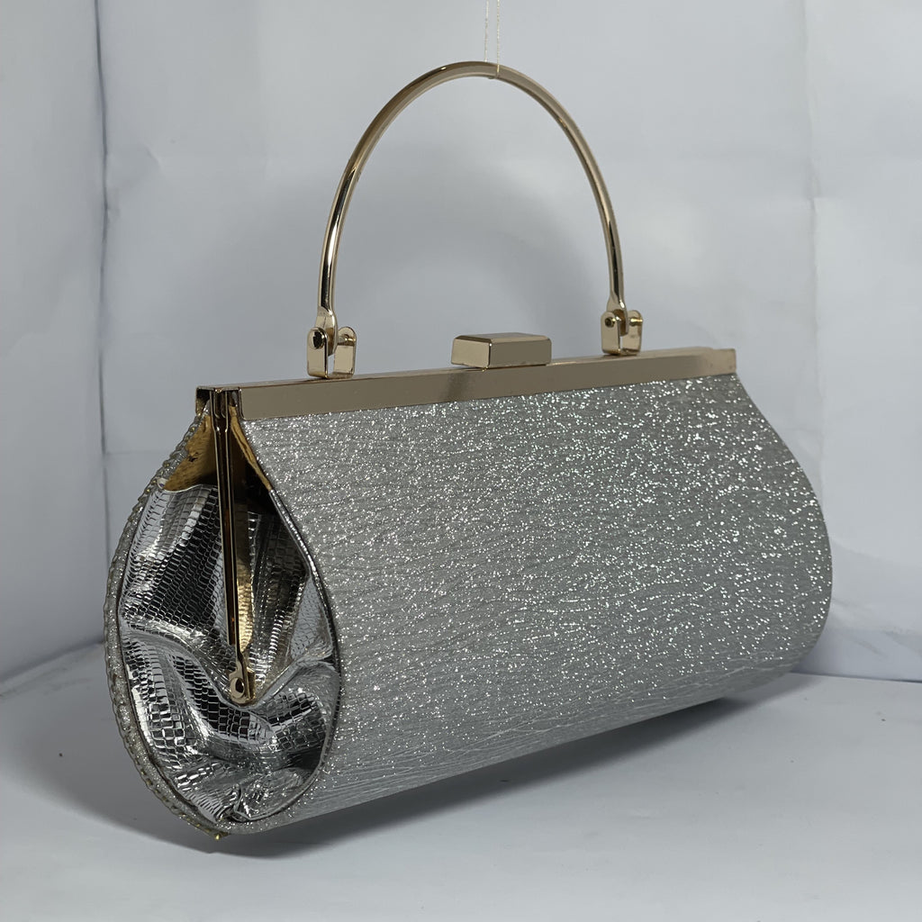 Elegant Wedding Clutch (silver shine)